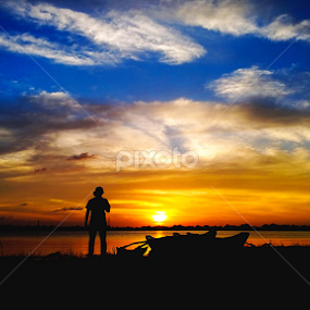  A l o n e  by MaSs Balasooriya - Landscapes Sunsets & Sunrises