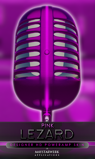 Poweramp skin pink lizard