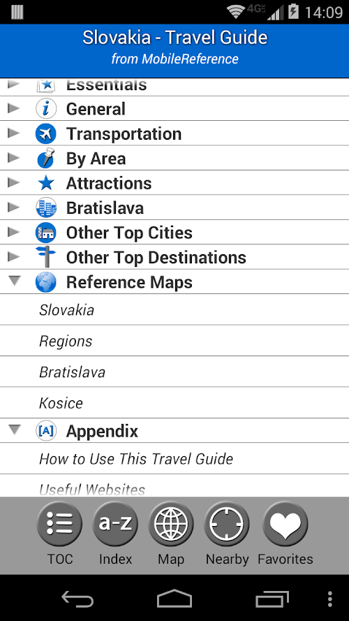 Android application Slovakia - Travel Guide &amp; Map screenshort