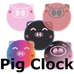 Pig Clock & Weather Forecast Apk