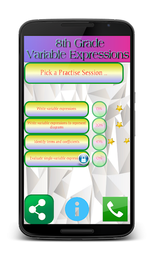 【免費教育App】8th Grade Variable Expressions-APP點子