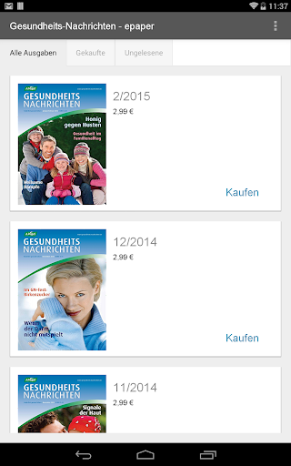 Gesundheits-Nachricht - epaper