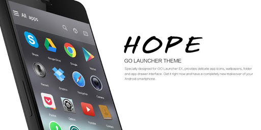 【免費個人化App】Hope GO Launcher Theme-APP點子