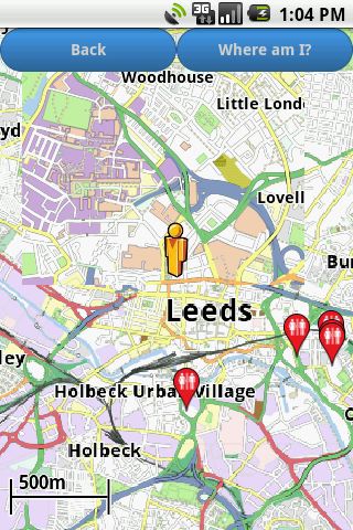 Leeds Amenities Map free