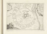 Schematische voorstelling van een denkbeeldig beleg, 1726