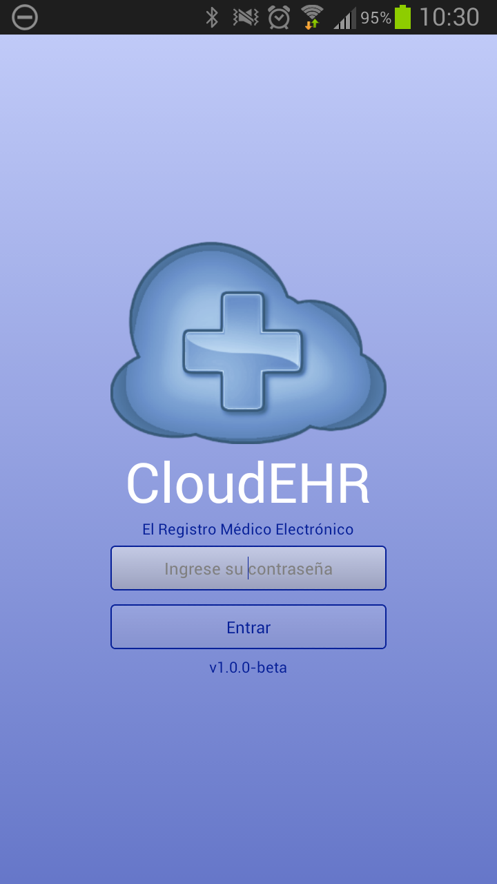 Android application CloudEHR - Health Record screenshort