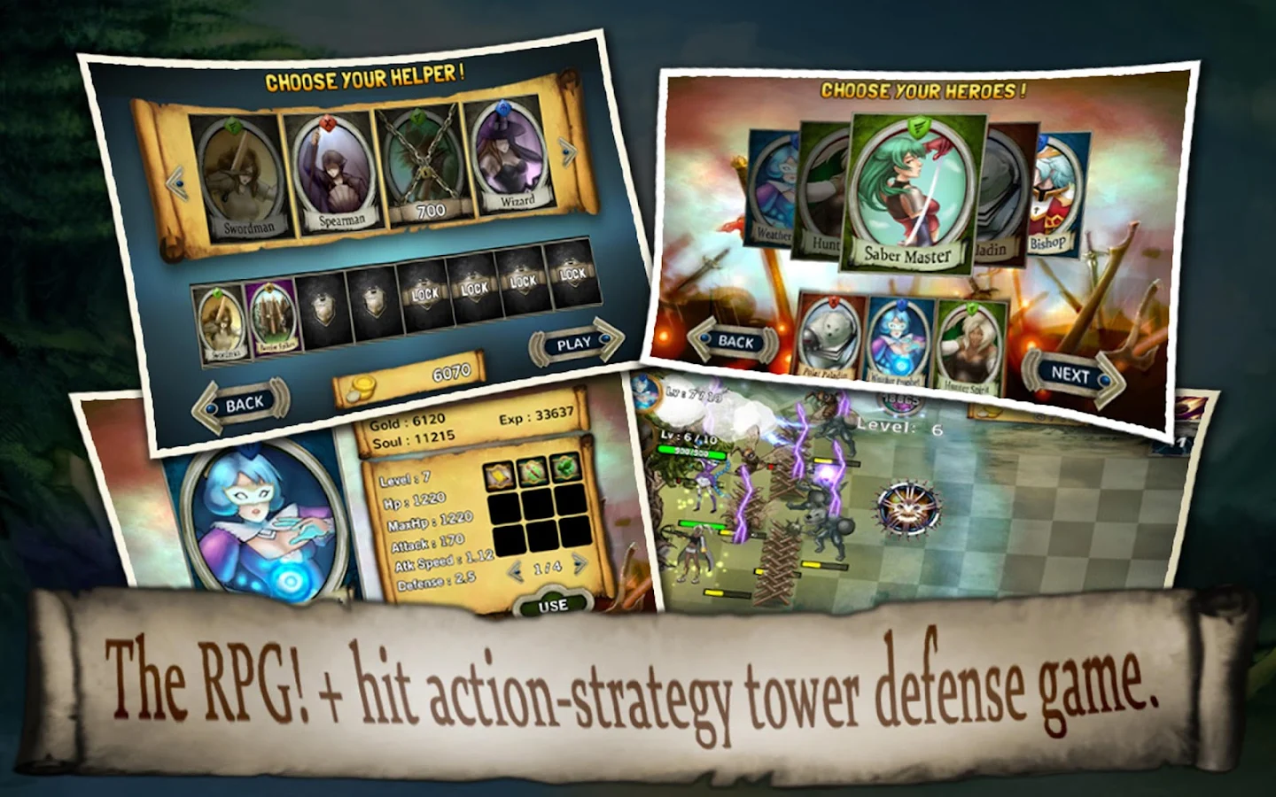  Heroes Defender Tower Defense: captura de tela 
