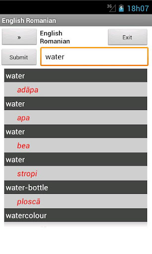 Romanian English Dictionary