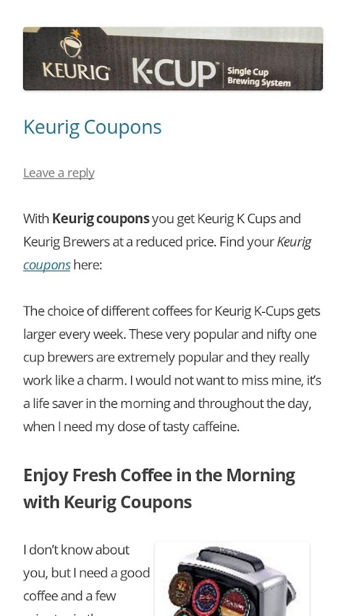 Grocery Coupons - screenshot
