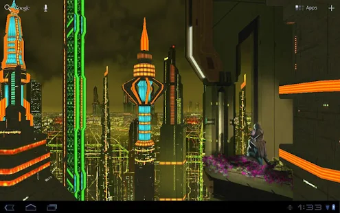 Space City Live Wallpaper - screenshot thumbnail