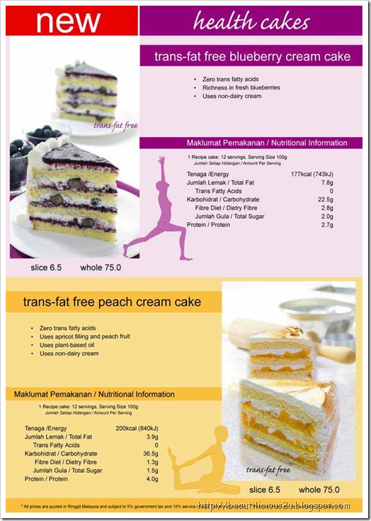 Secret Recipe cake, peach cake, cheese cake