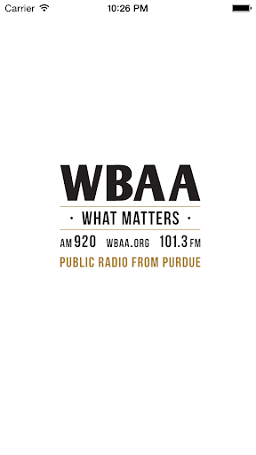 WBAA Public Radio App