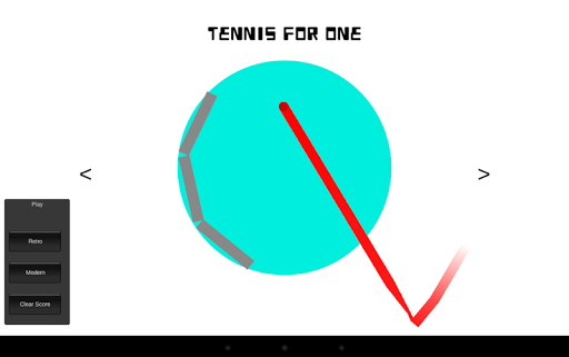 【免費街機App】Tennis For One-APP點子