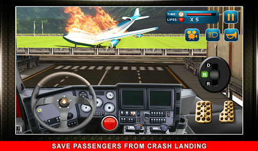911 Rescue Fire Truck 3D Sim (Unlocked)