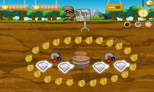 【免費休閒App】Theft Gold Miner-APP點子