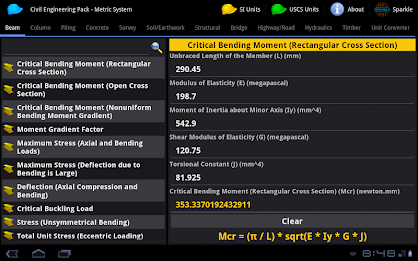 Civil Engineering Pack Tablet poster 1
