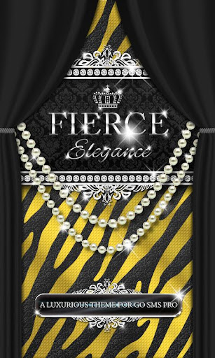 Luxury Theme Gold Zebra SMS ★