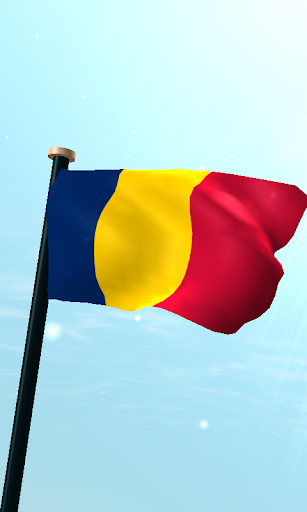 Chad Flag 3D Live Wallpaper