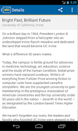 UC Irvine Event Guidebook poster 2