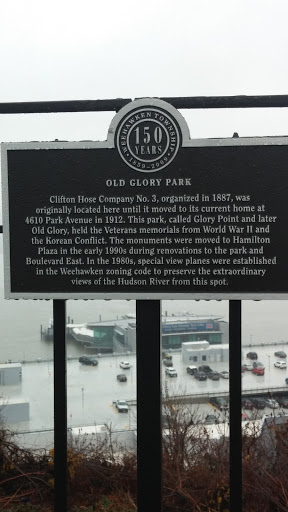 Old Glory Park Plaque