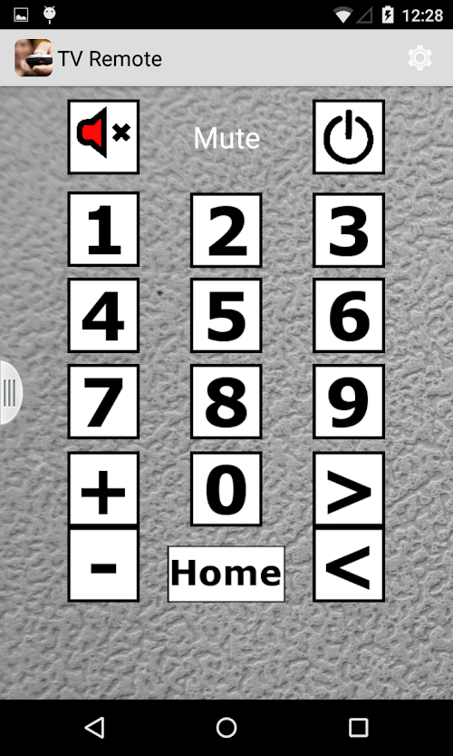 Android application TV Remote screenshort