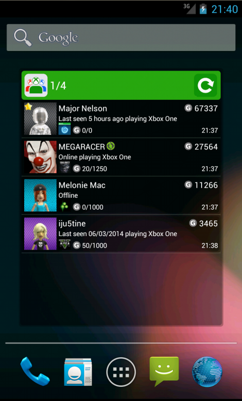 xbox live app password