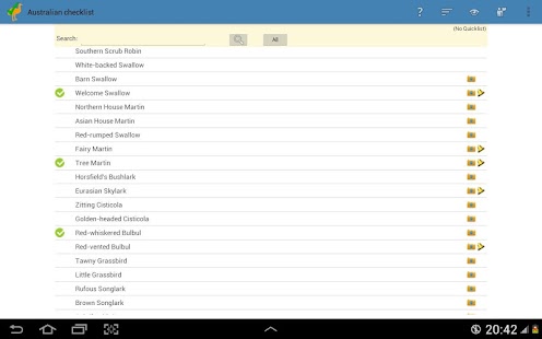 Australian Birding Checklist Screenshots 8