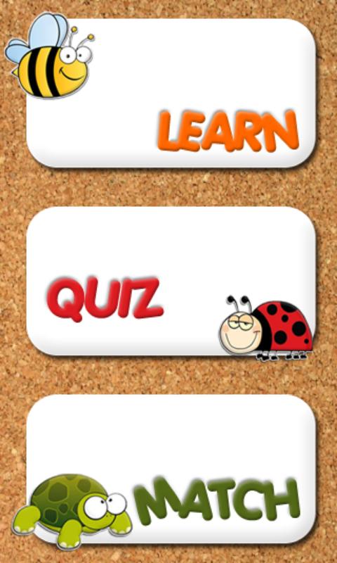 Kids Animals Flashcards Screen 2