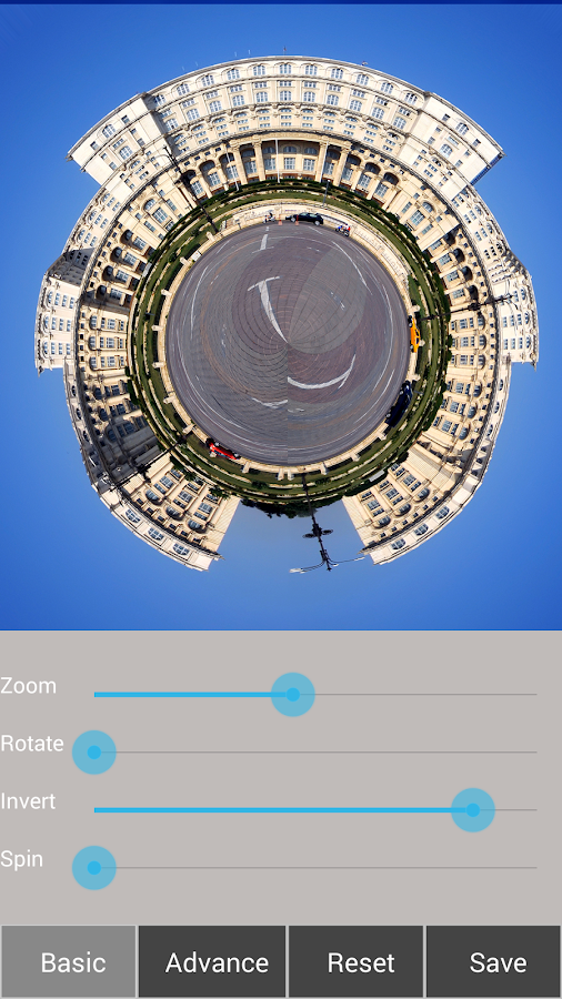Tiny Planet FX Pro - screenshot