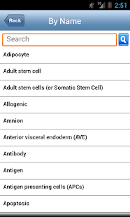 Stem Cells Glossary Screenshots 2