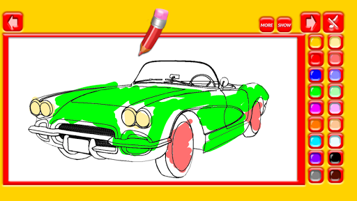 Car Coloring Game