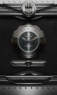 Free Download Dragon Clock Widget silver APK for Android