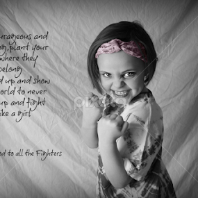 lil fighter by Mickey Carson-preston - Typography Captioned Photos