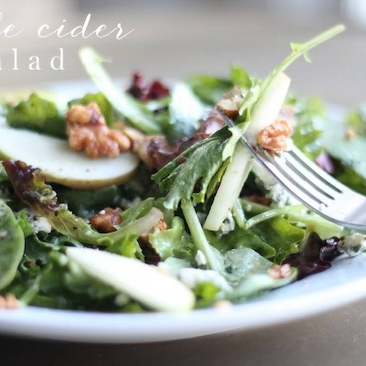  terminate Apple Cider Salad | Apple Cider Vinaigrette