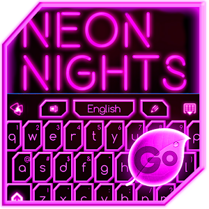 GO Keyboard Pink Neon Theme.apk Varies with device