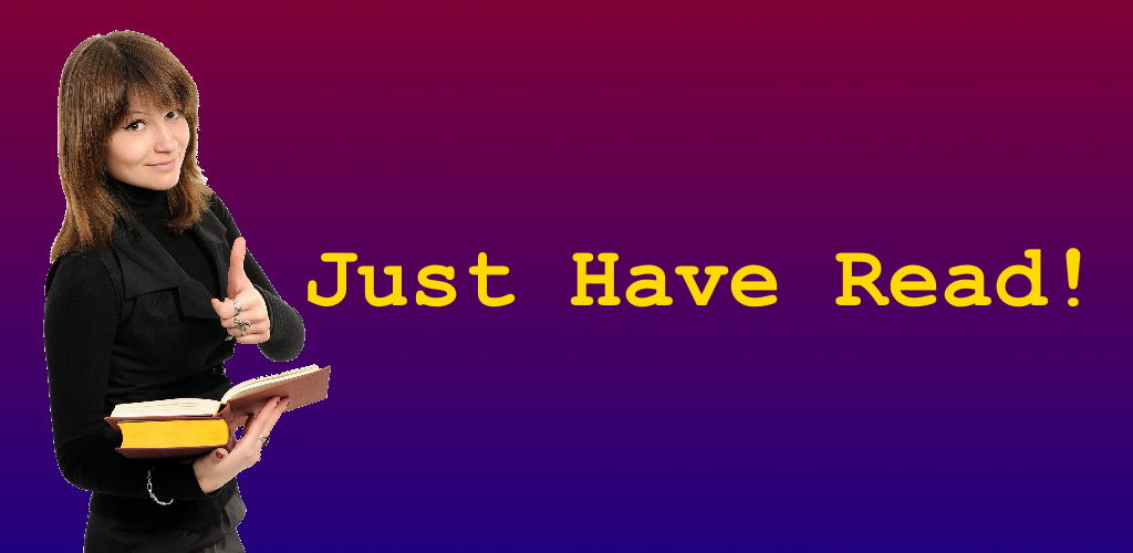 Having read. Having read