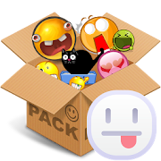 Emoticons pack, White  Icon