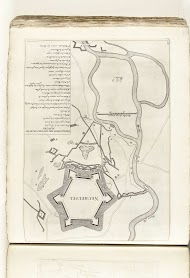 Plattegrond van Neuhäusel, ca. 1702