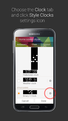 【免費工具App】Binary V Clock for Gear Fit-APP點子