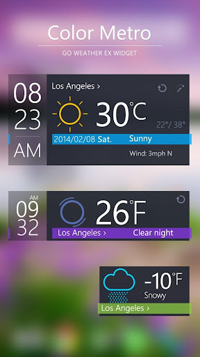 COLORMETRO THEME GO WEATHER EX