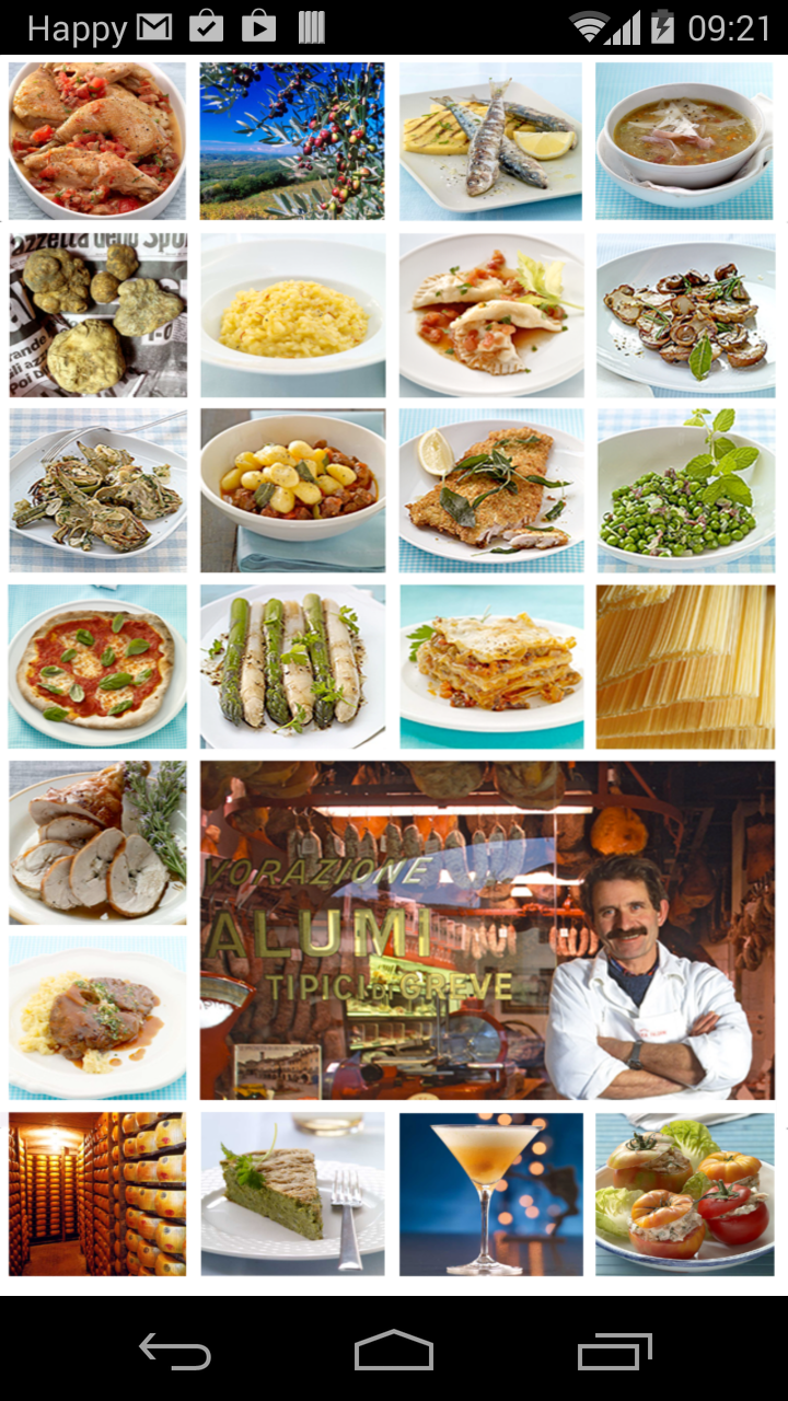 Android application Italian Cooking screenshort