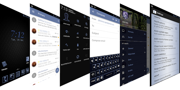 Download J Blue Ice Theme for CM11 APK for Android