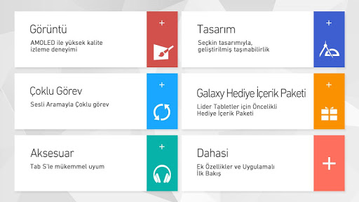 GALAXY Tab S Deneyim