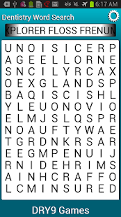 Dentistry Word Search