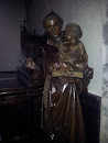 Estatua de Santo Con Niño Jesús