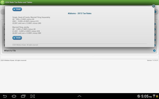 【免費財經App】CCH State Tax Rates and Tables-APP點子