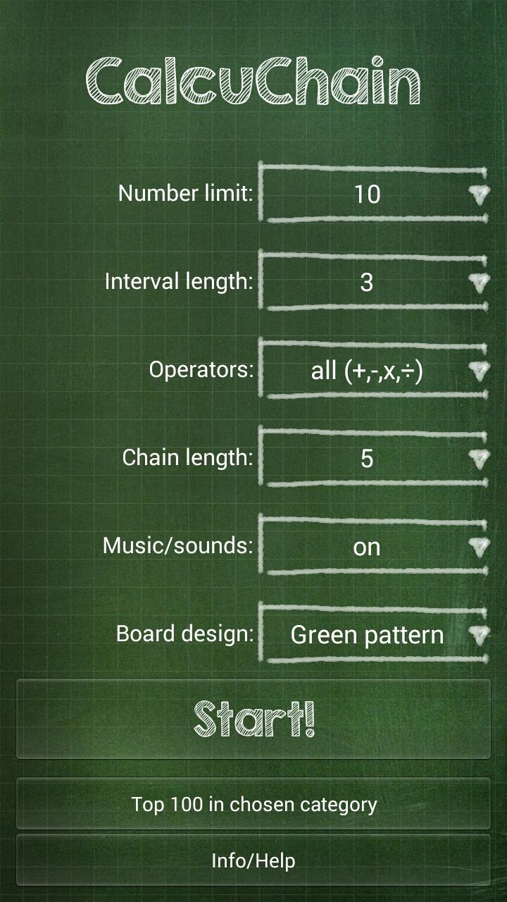 CalcuChain Screen 2