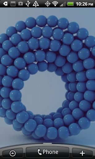 Blue Marbles Live Wallpaper