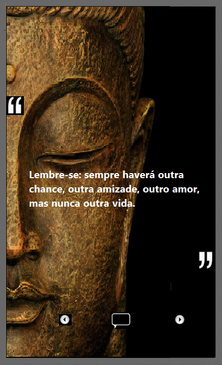 Android application Frases Reflexão screenshort