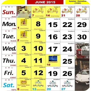 Kalendar Islam 2016 Malaysia  Calendar Template 2016